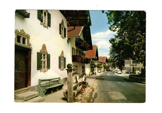 Ansichtskarte Bad Kohlgrub / Oberbayern / Dorfstraße