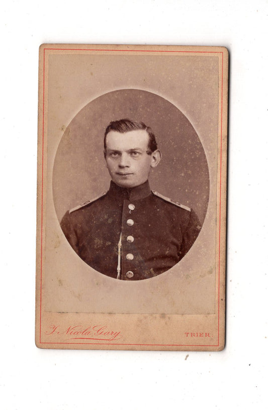 Fotografie Soldat - Trier 1870er / CDV M1-03