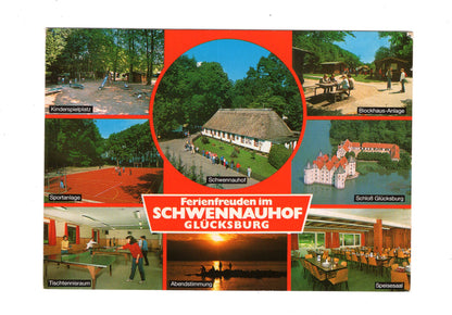 Ansichtskarte Jugenderholungsstätte Schwennauhof / Glücksburg