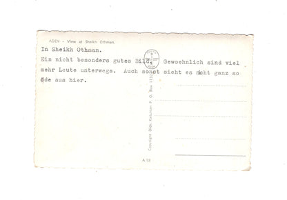 Ansichtskarte Aden / Sheikh Othman / Jemen