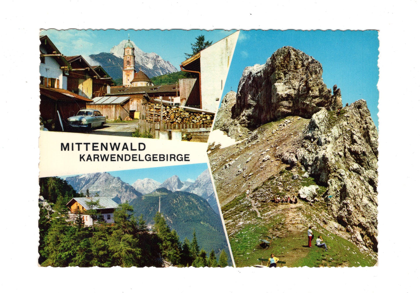Ansichtskarte Mittenwald / Karwendelgebirge / G1-56