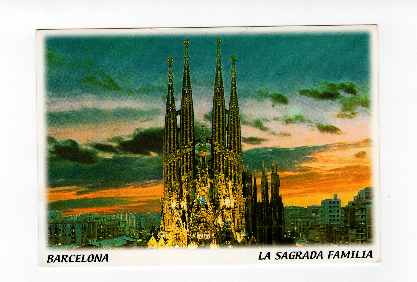 Ansichtskarte Barcelona / La Sagrada Famila / Spanien