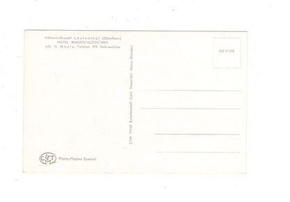 Ansichtskarte Lautenthal / Oberharz / Waldschlösschen +++ / J1-63