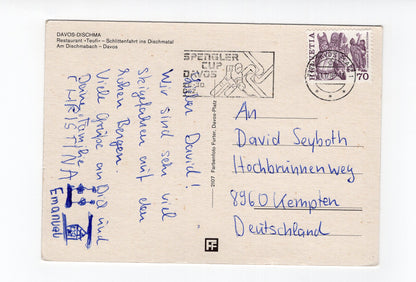 Ansichtskarte Davos-Dschima / Schweiz