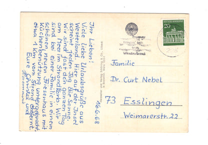Ansichtskarte Nordseeinsel Sylt