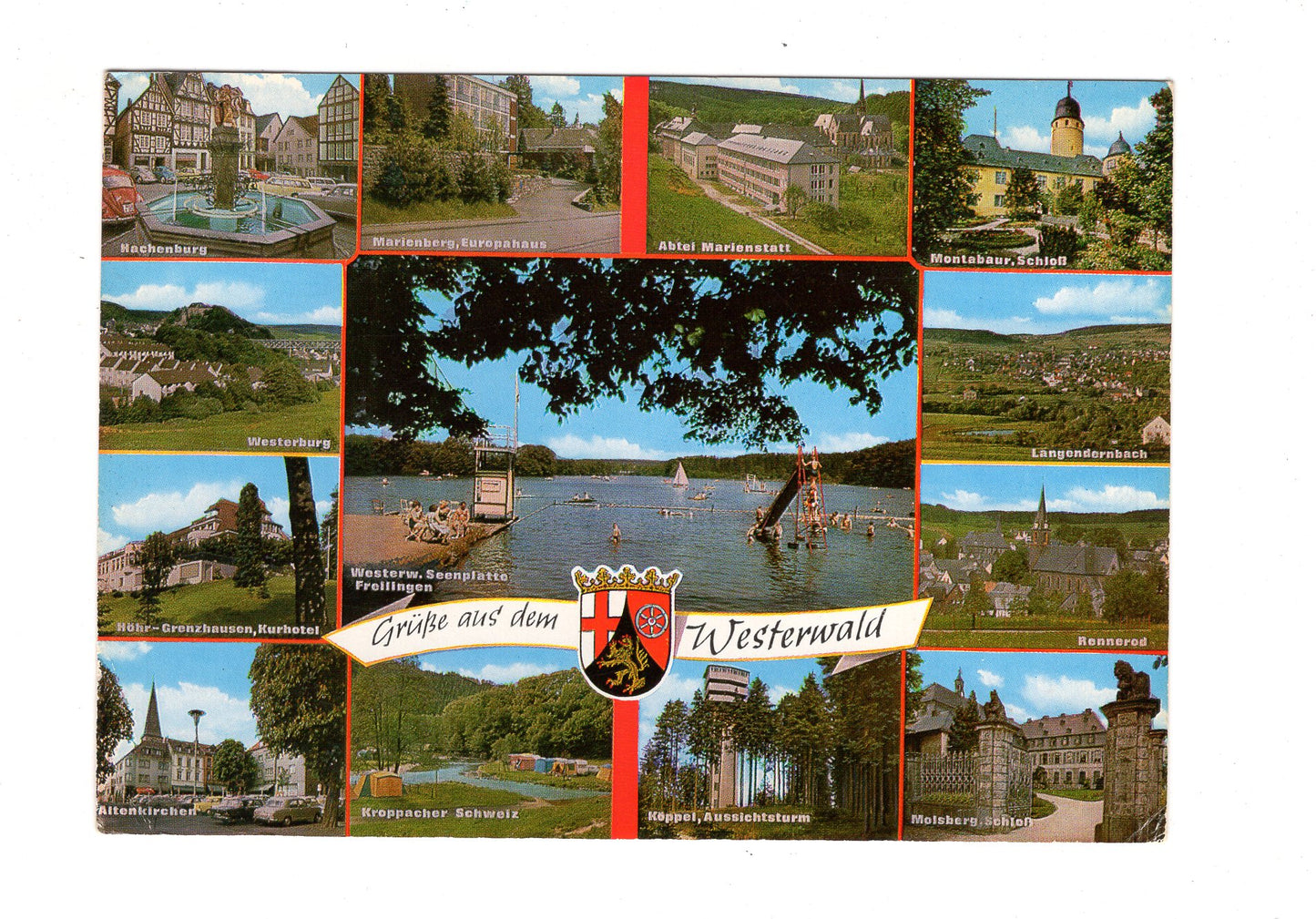 Ansichtskarte Grüße aus dem Westerwald