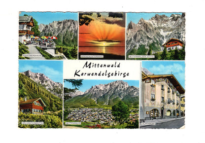 Ansichtskarte Mittenwald / Karwendelgebirge / G1-56
