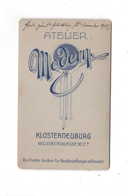 Fotografie Niedlicher kleiner Junge - Klosterneuburg 1913