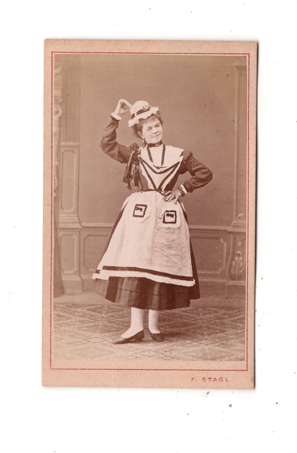 Fotografie Feine Dame / benannt / Schauspielerin - Oedenburg 1870er