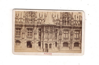 Fotografie Palais de Justice - Rouen / Frankreich 1870er