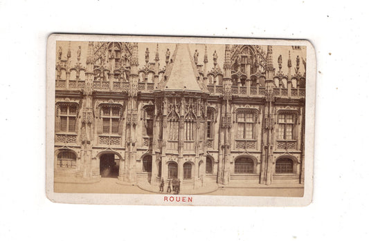 Fotografie Palais de Justice - Rouen / Frankreich 1870er