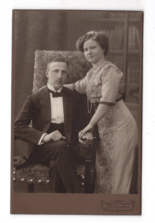 Fotografie Feines Paar - Leipzig 1900er / CAB X-32