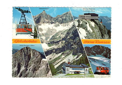 Ansichtskarte Gletscherbahn Ramsau