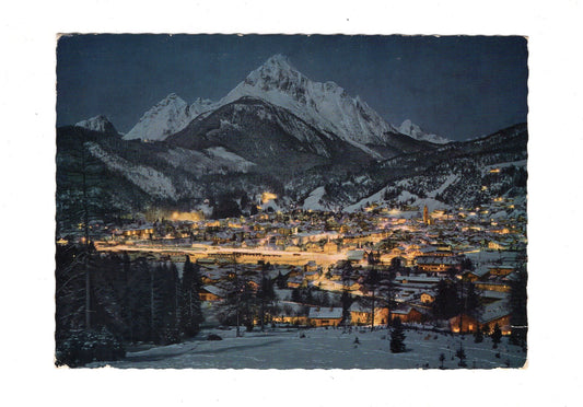 Ansichtskarte Mittenwald im Mondschein / G1-56