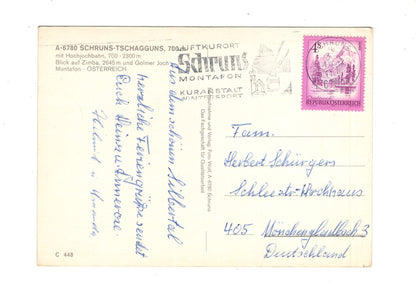 Ansichtskarte Schruns-Tschagguns / Montafon / Vorarlberg / Österreich