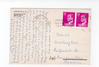 Ansichtskarte Barcelona / Spanien