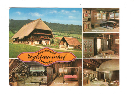 Ansichtskarte Freilichtmuseum Vogtsbauernhof im Gutachtal / Schwarzwald / H1-52