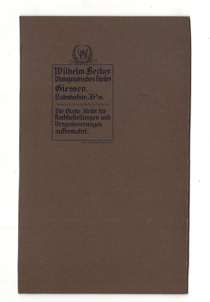 Fotografie Niedliches kleines Mädchen - Gießen 1900er