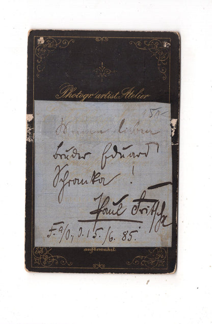 Fotografie Feiner Junge - Frankfurt Oder 1880er / CDV N1-06