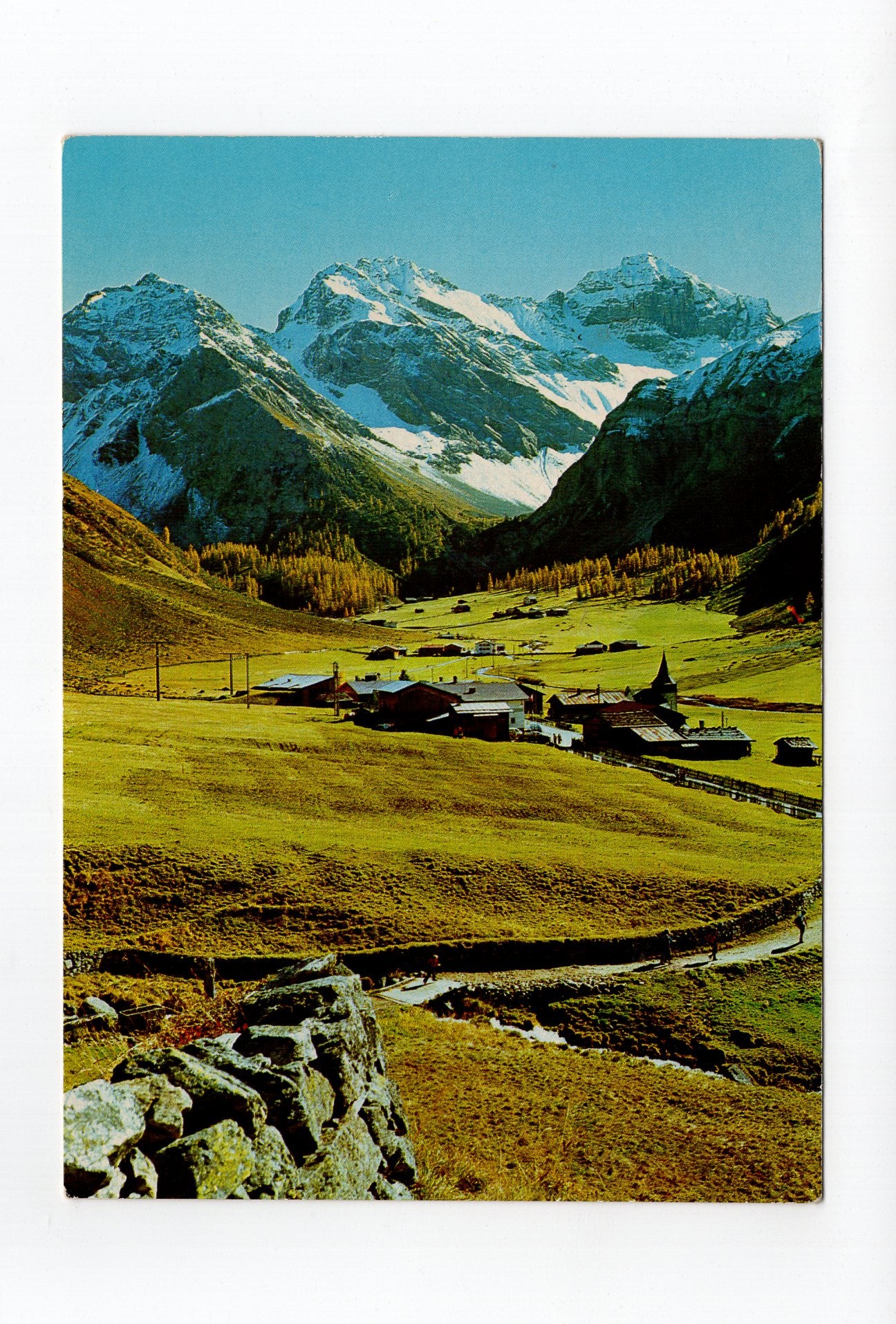 Ansichtskarte Davos / Sertig - Dörfli / Schweiz