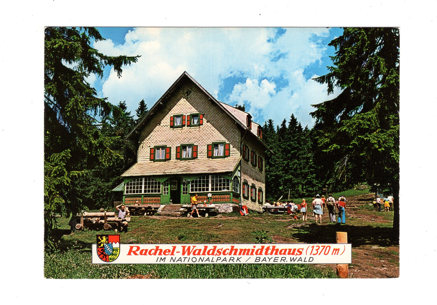 Ansichtskarte Rachel-Waldschmidthaus im Nationalpark Bayerischer Wald
