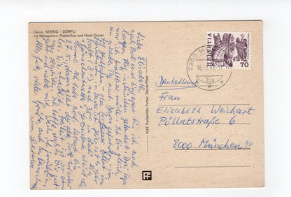 Ansichtskarte Davos / Sertig - Dörfli / Schweiz