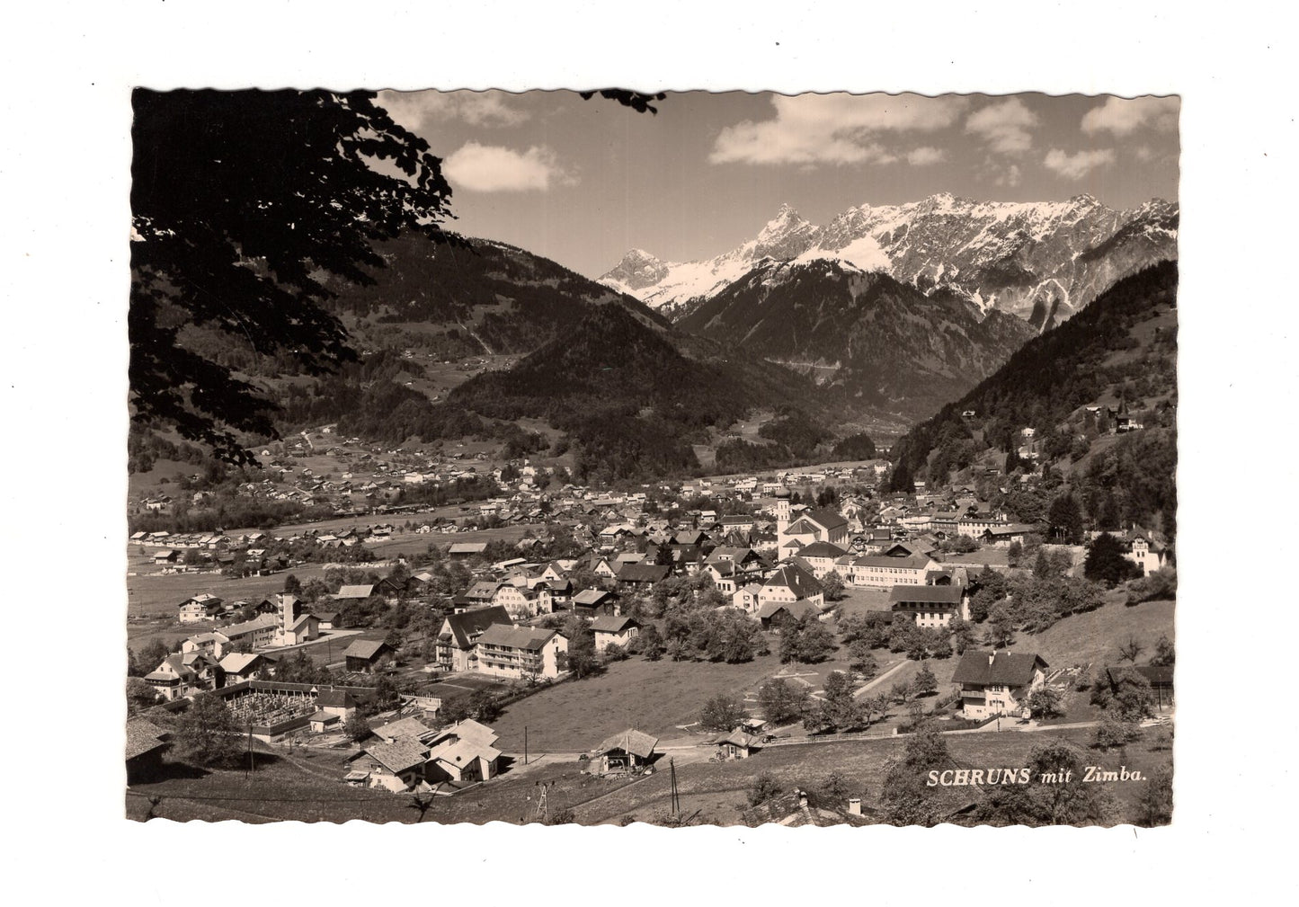 Ansichtskarte Schruns / Montafon / Vorarlberg / Österreich