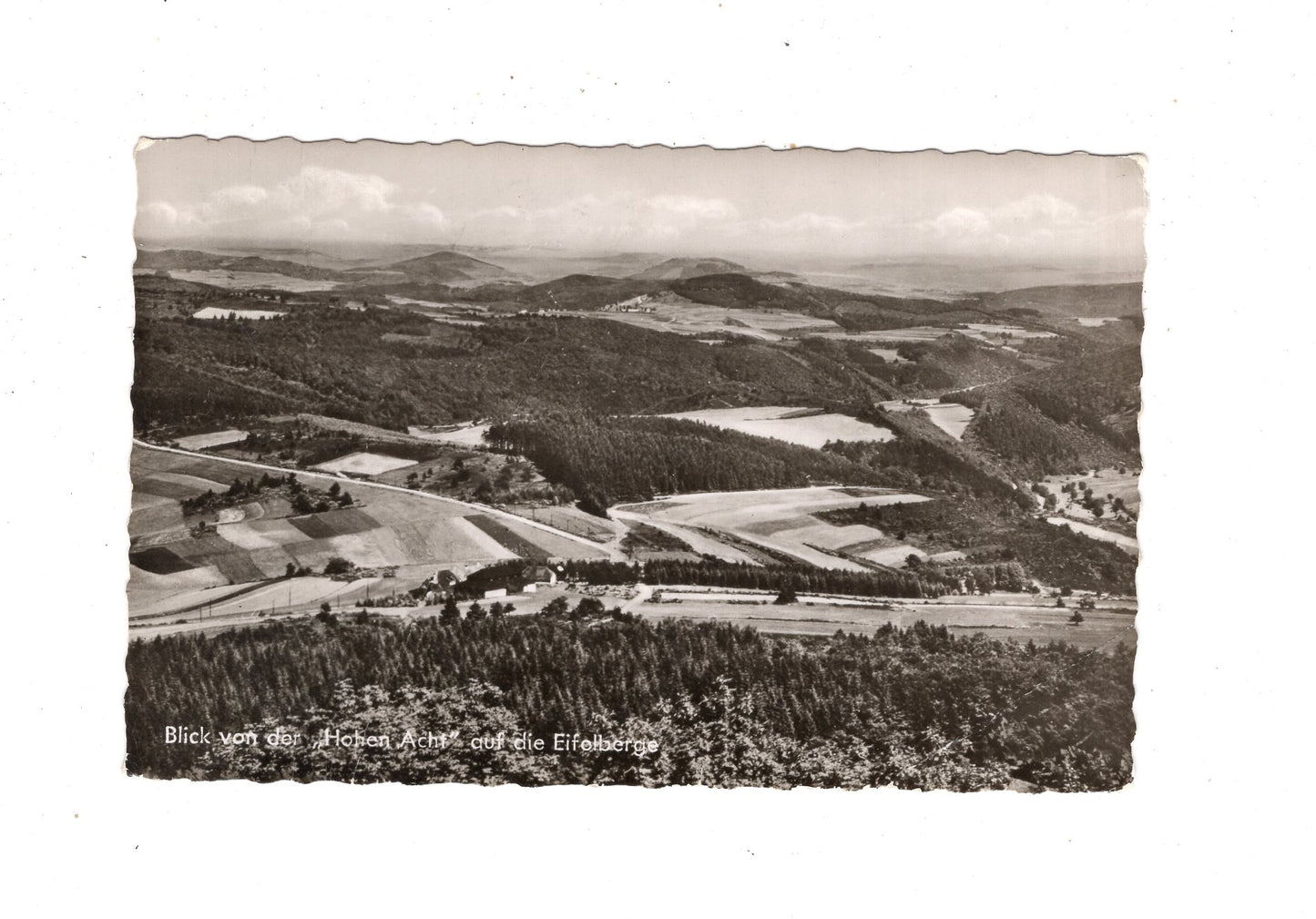 Ansichtskarte Blick von der Hohen Acht auf die Eifelberge / M1-61