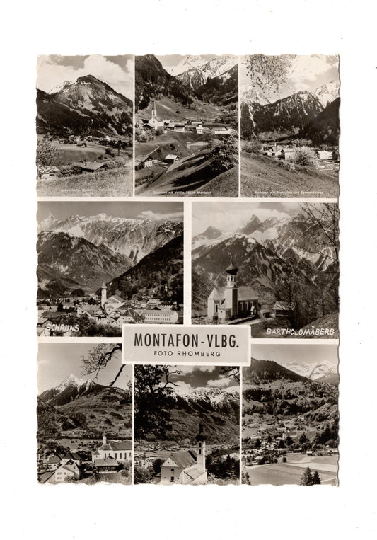 Ansichtskarte Montafon / Vorarlberg / Österreich