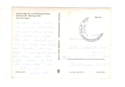 Ansichtskarte Schierke / Kreis Wernigerode / Schnarcherklippen / J1-63