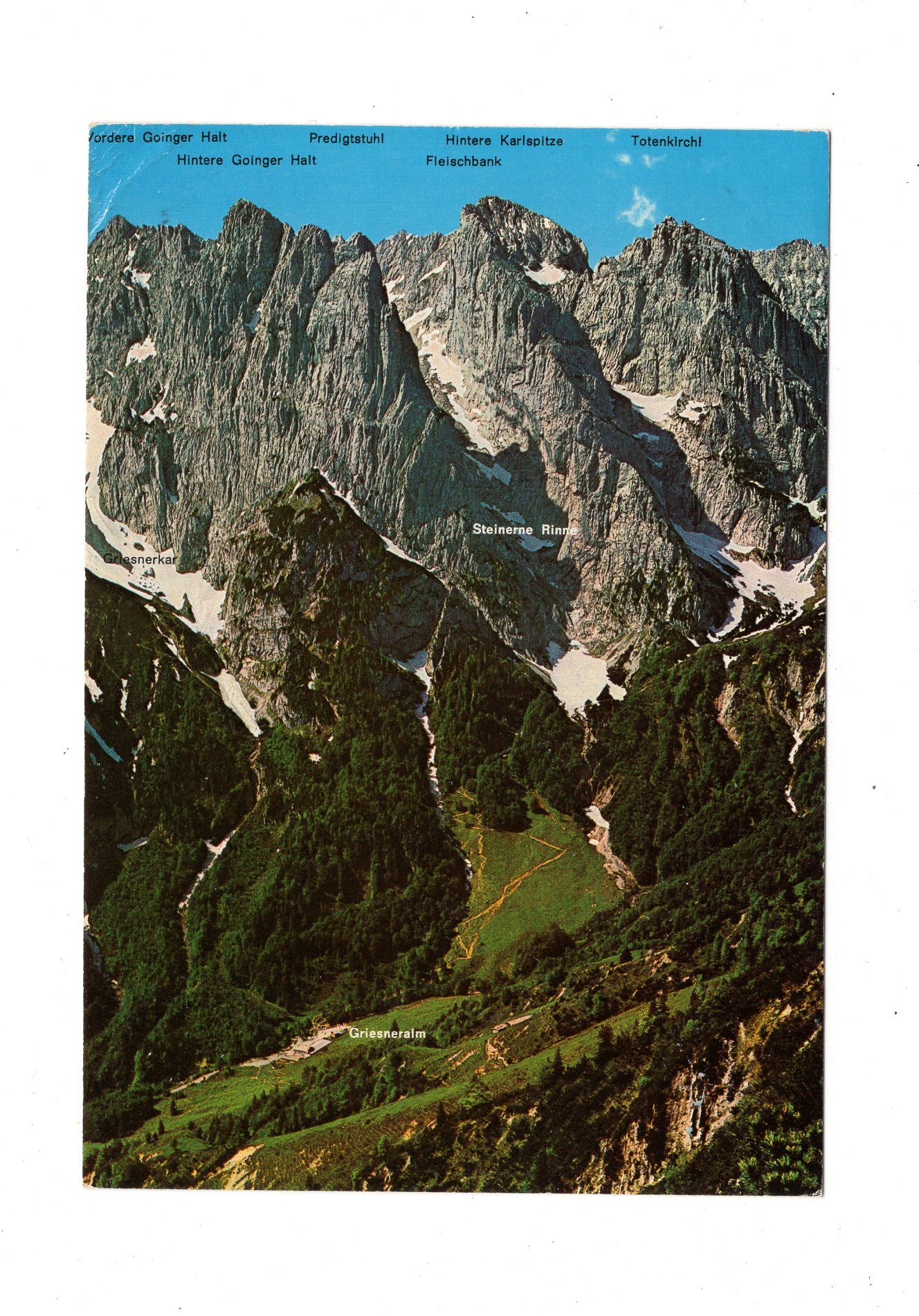 Ansichtskarte Der Wilde Kaiser / Tirol / Österreich
