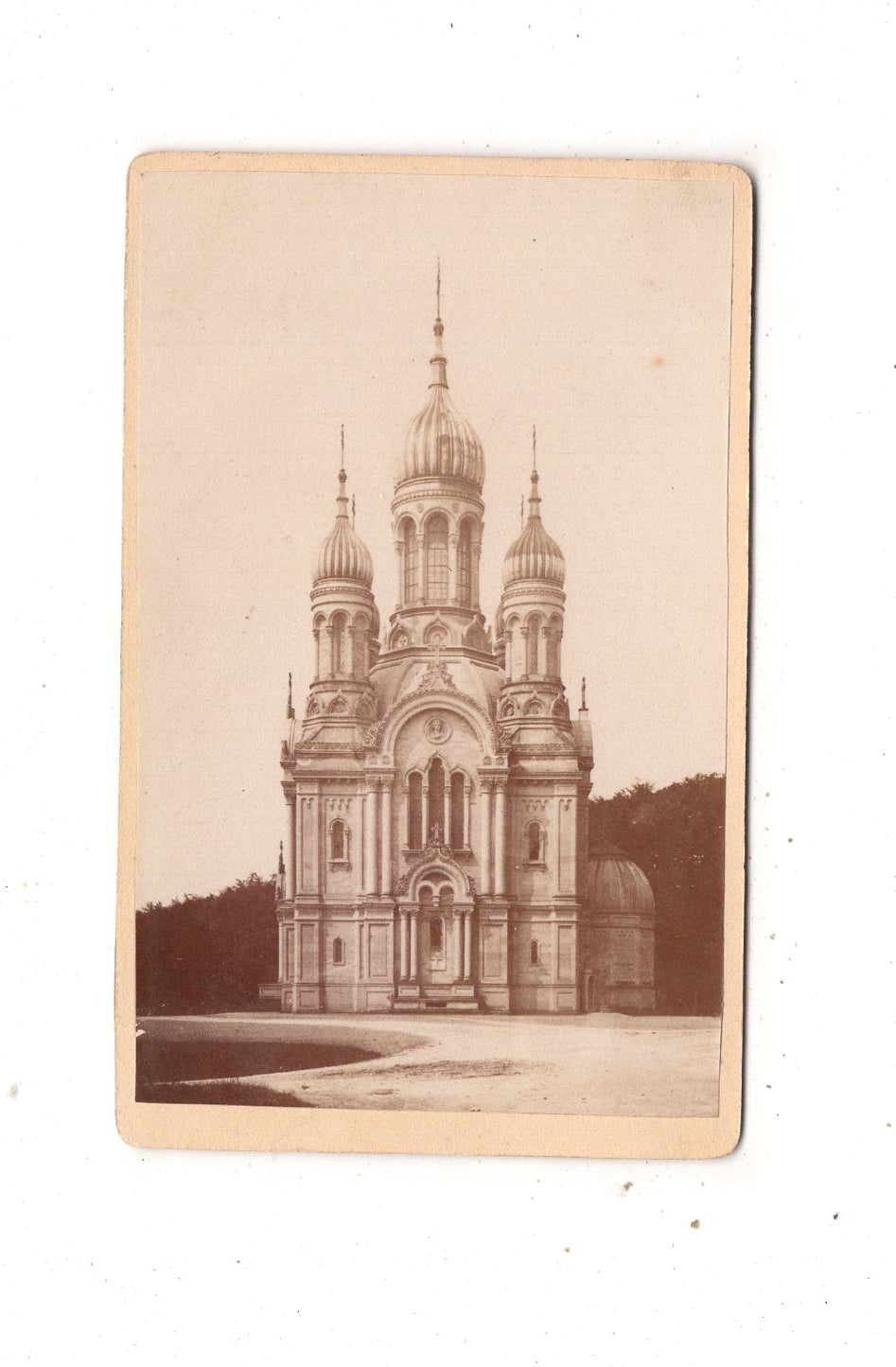 Fotografie Russische Kapelle - Wiesbaden 1880er