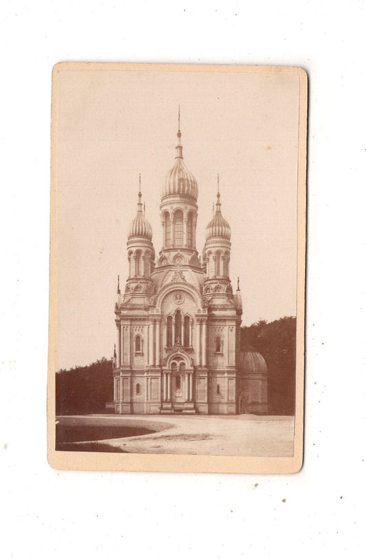 Fotografie Russische Kapelle - Wiesbaden 1880er