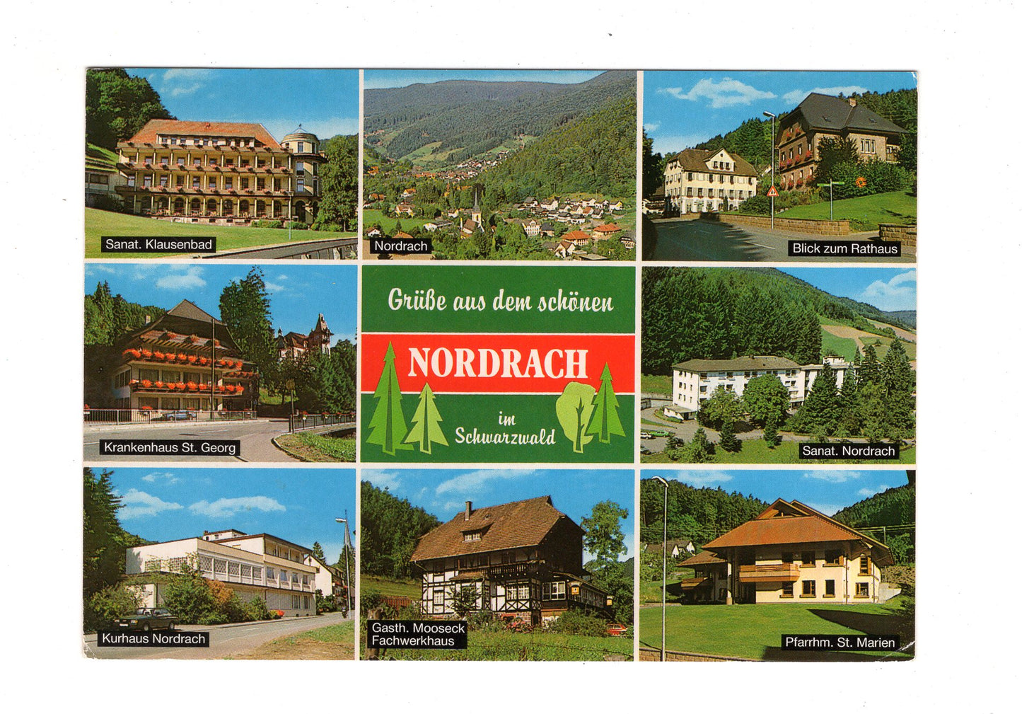 Ansichtskarte Nordrach im Schwarzwald / H1-52