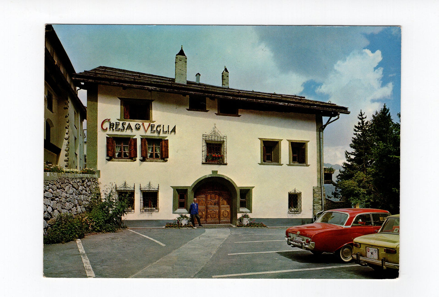 Ansichtskarte St. Moritz / Chesa Viglia / Schweiz