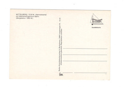 Ansichtskarte Mittelberg / Kleinwalsertal / Österreich / G1-56