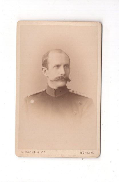 Fotografie Soldat - Berlin 1889 / CDV M1-03