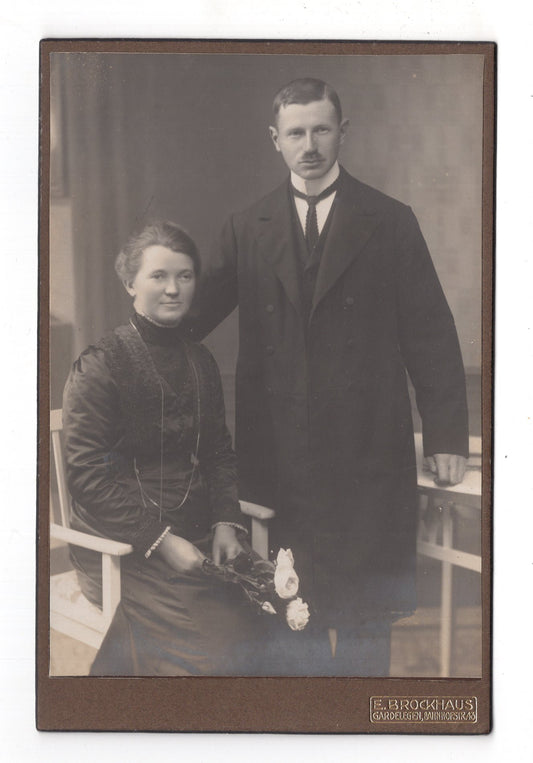 Fotografie Feines Paar - Gardelegen 1910er / CAB X-33