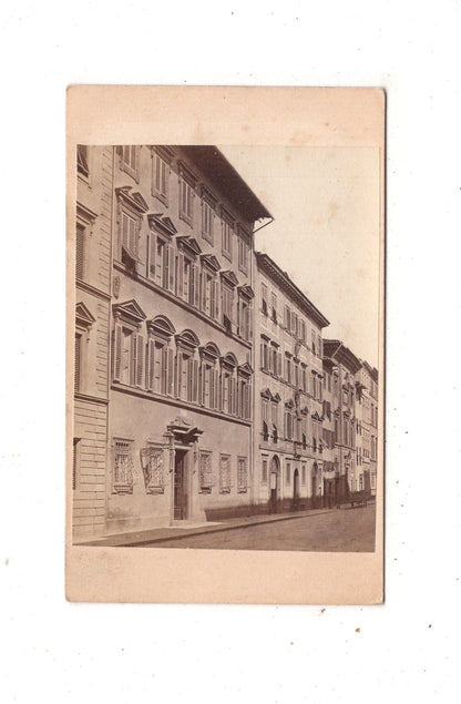 Fotografie Palazzo Medici Riccardi ? - Florenz / Italien 1870er