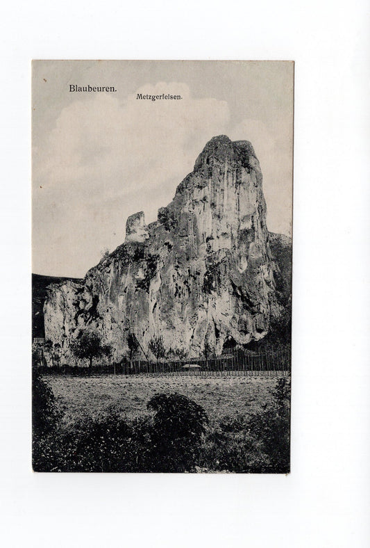 Ansichtskarte Blaubeuren / Metzgerfelsen