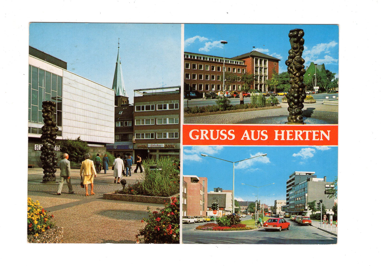Ansichtskarte Gruß aus Herten / H1-69