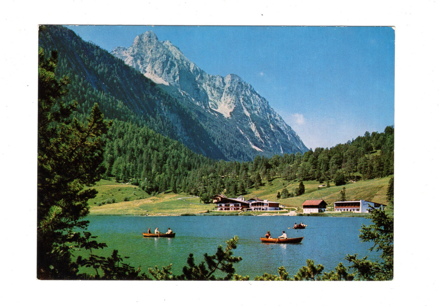 Ansichtskarte Lautersee bei Mittenwald mit Wetterstein / G1-56