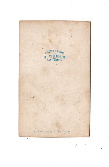 Fotografie Feiner Junge - Landshut 18960er / CDV N1-06