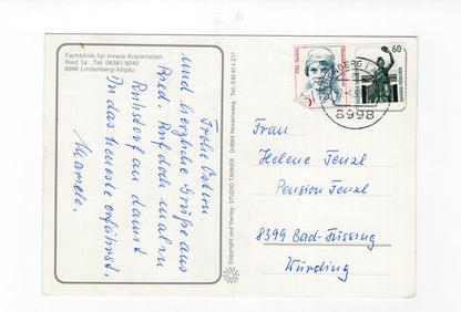 Ansichtskarte Lindenberg / Allgäu / Fachklinik Ried