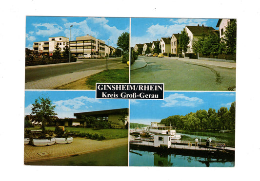 Ansichtskarte Ginsheim / Rhein / Kreis Groß-Gerau