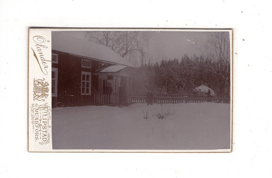 Fotografie Historische Gebäudeansicht / Wohnhaus - Filipstad & Munkfors 1900er