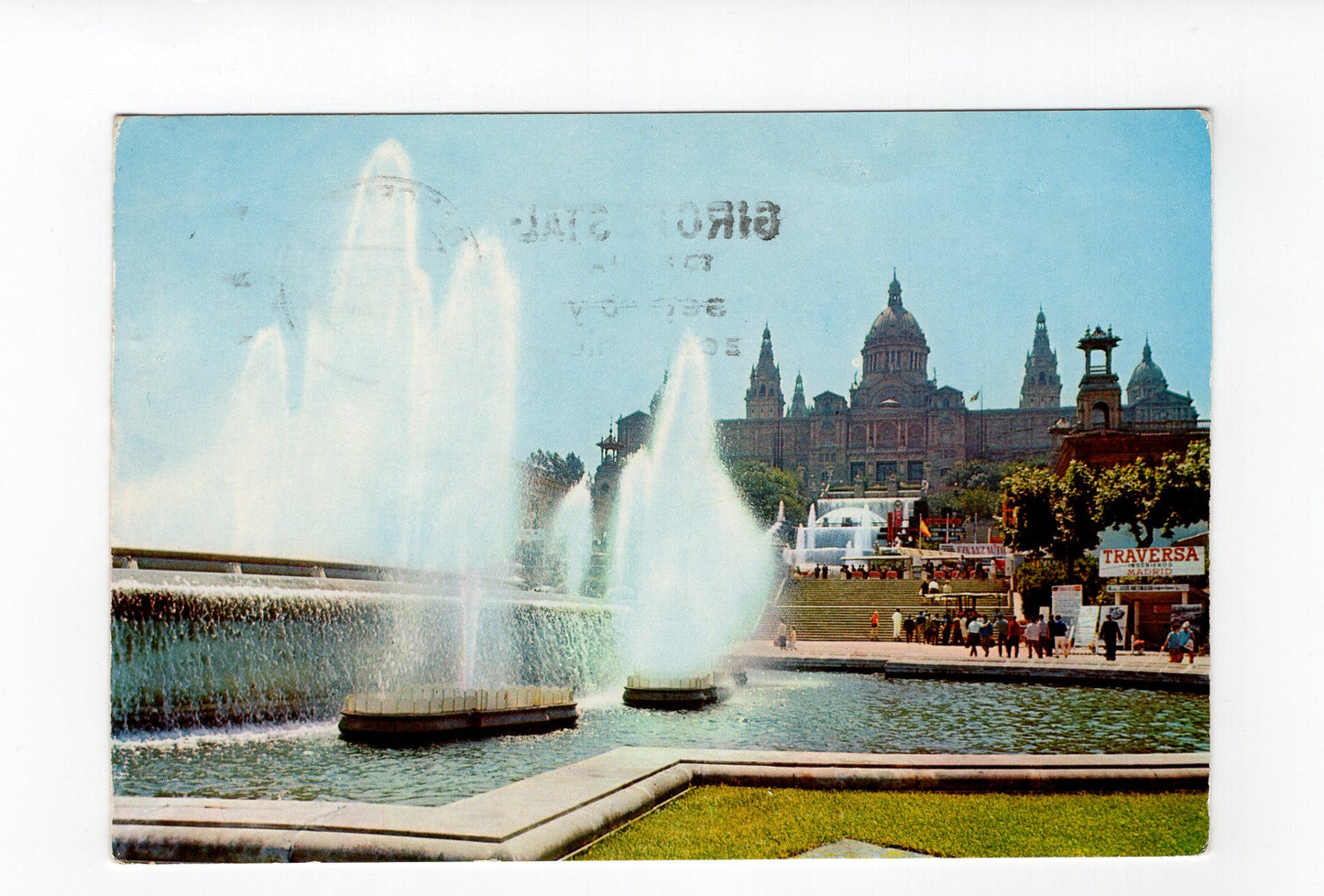 Ansichtskarte Barcelona / Fuente Monumental / Spanien