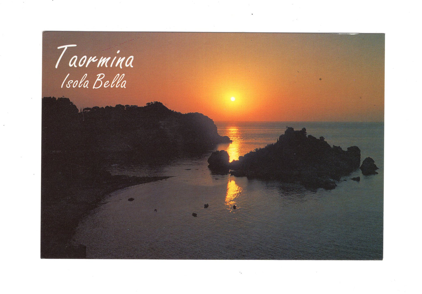 Ansichtskarte Taormina / Isola Bella / Italien