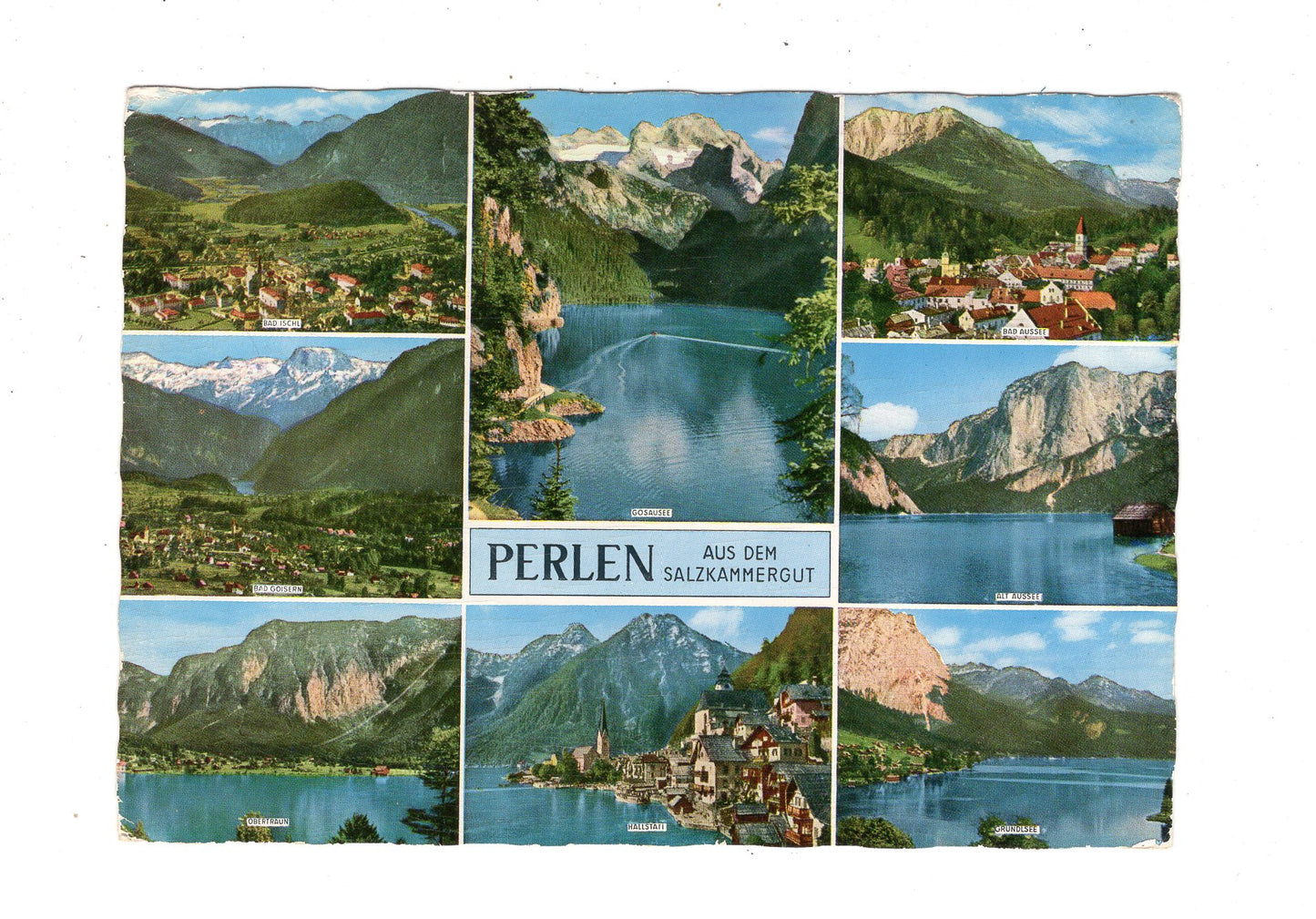Ansichtskarte Perlen aus dem Salzkammergut / Österreich