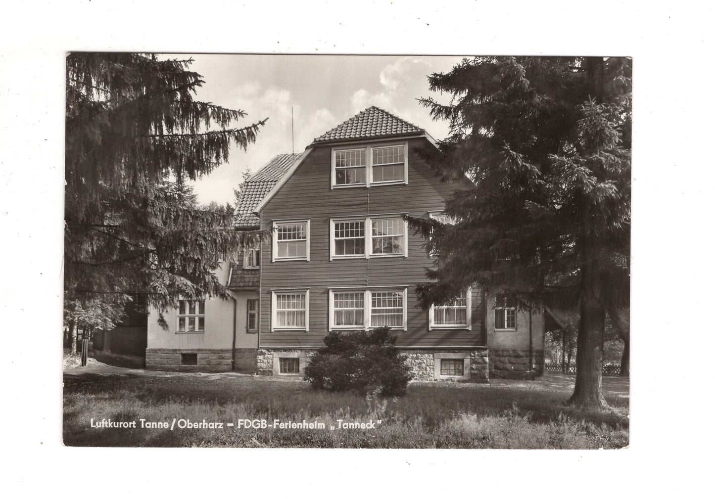Ansichtskarte Tanne / Oberharz / FDGB-Ferienheim Tanneck / J1-63
